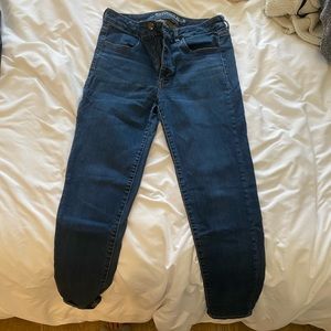 American Eagle high rise jegging dark wash